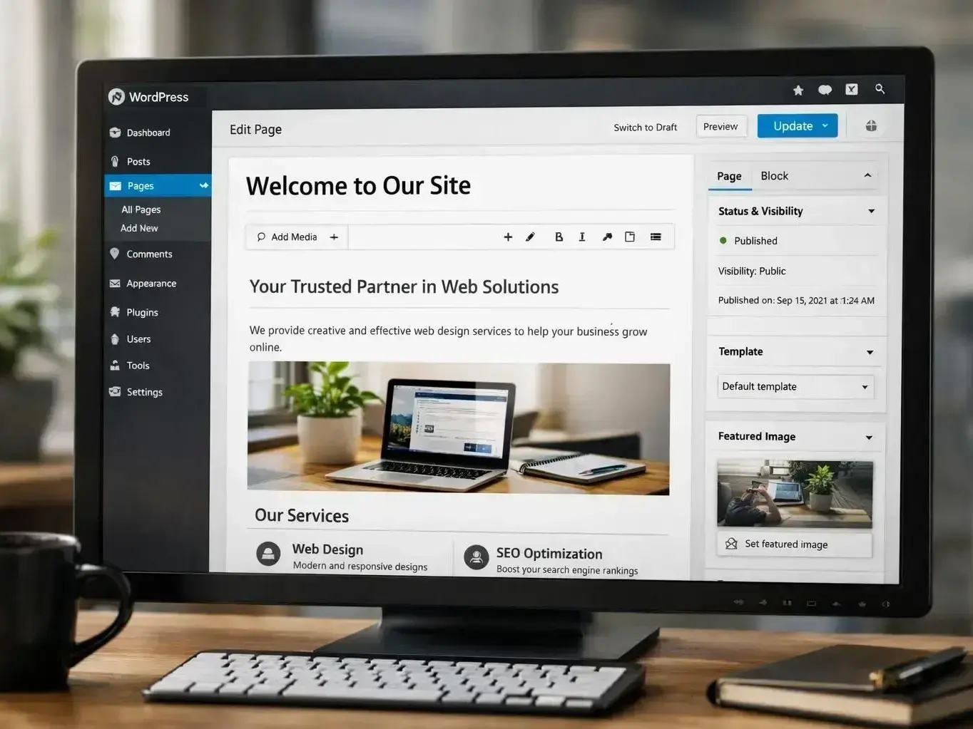 Our Wordpress SEO process in Ladera Heights